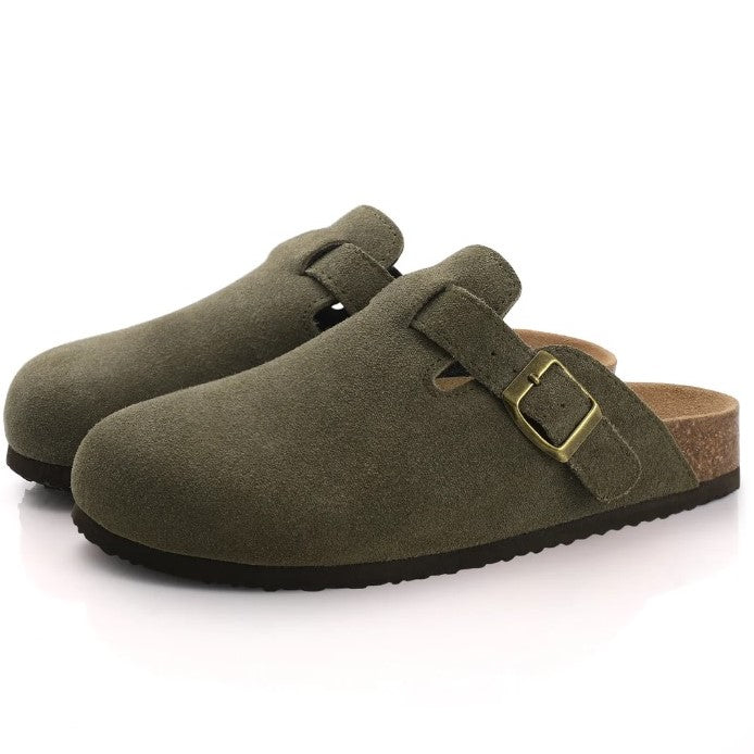 Dames sandalen met twee brede bandjes 10