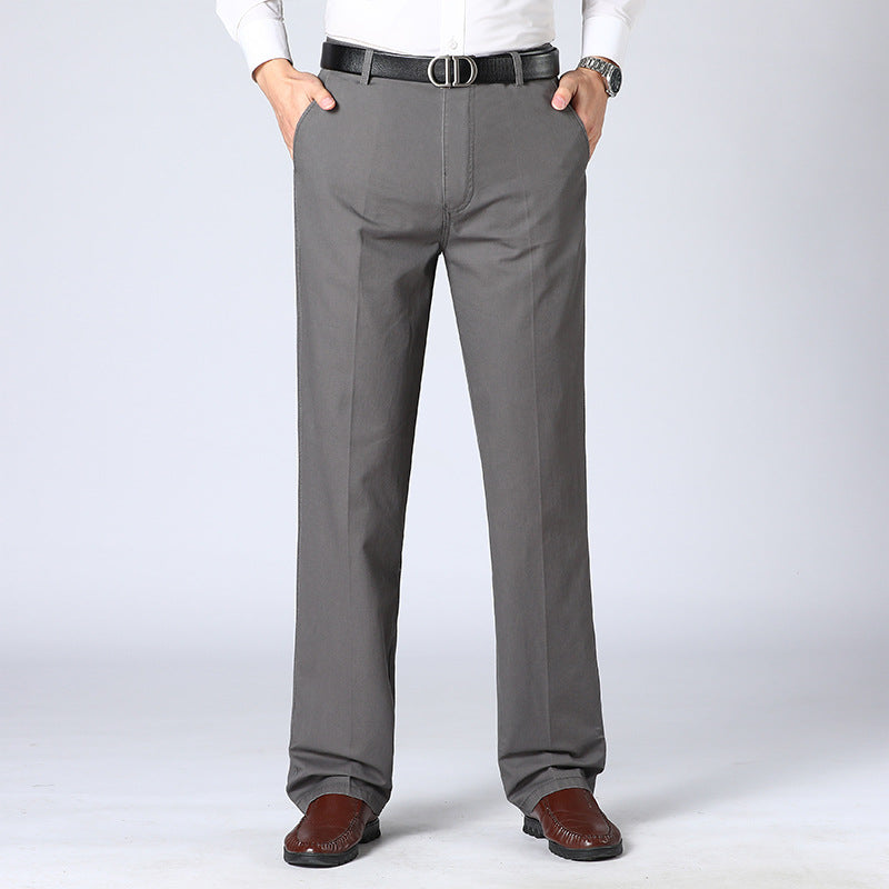Zakelijke pantalon voor heren in grijs