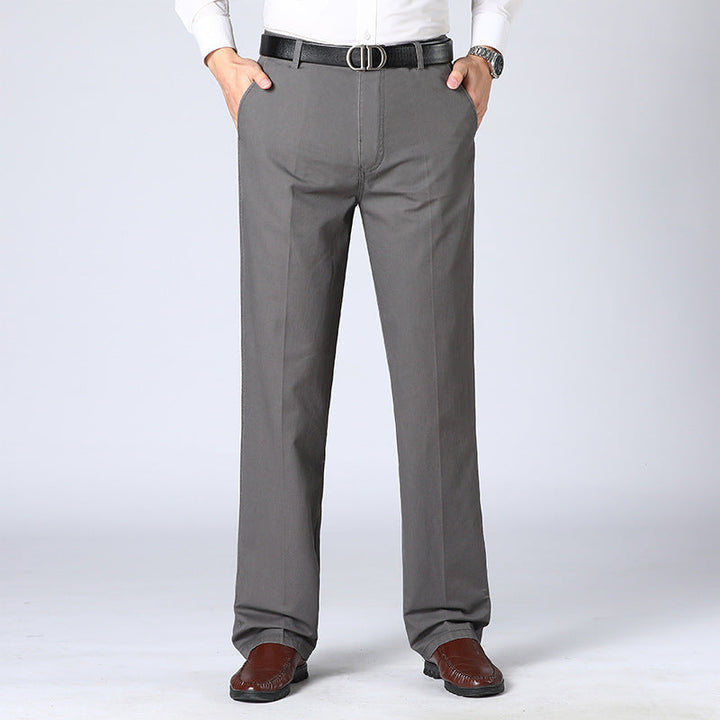 Zakelijke pantalon voor heren in grijs