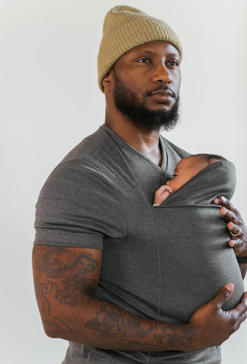 Unisex draagshirt voor ouders met elastische voorpanden 6