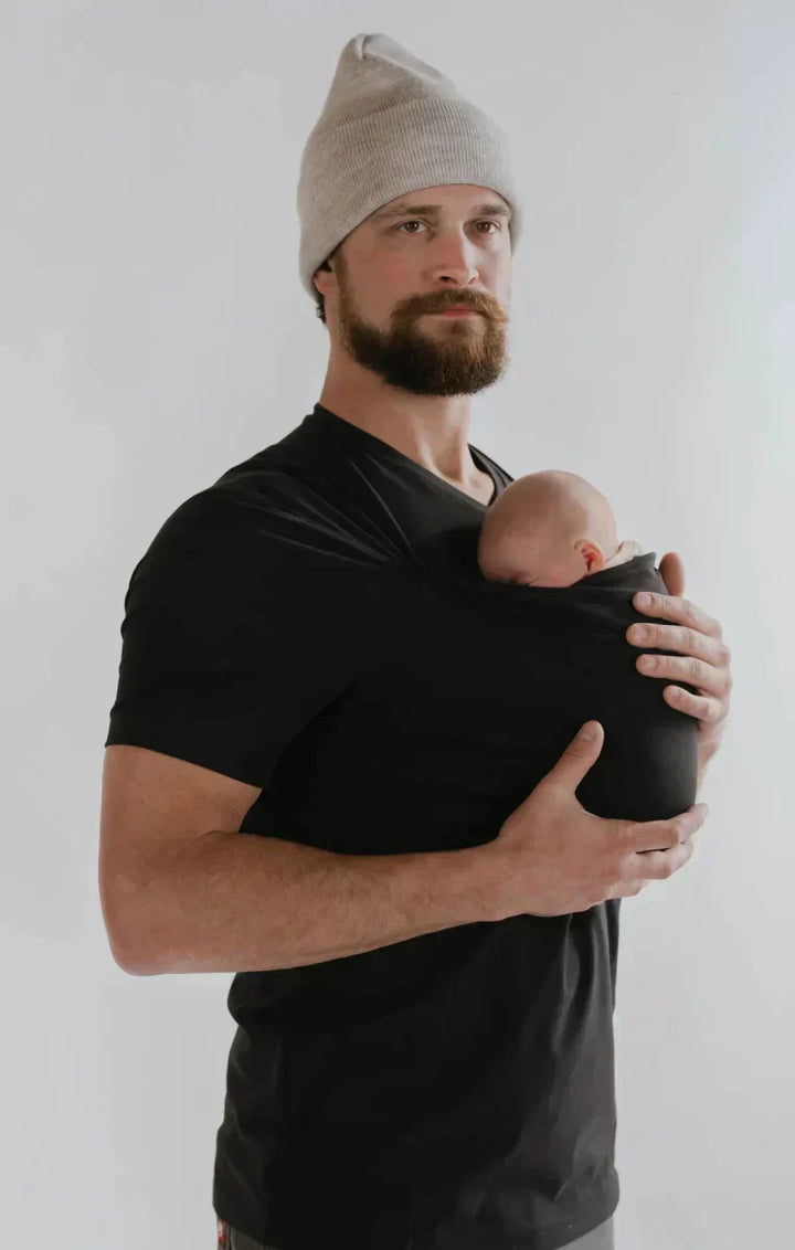 Unisex draagshirt voor ouders met elastische voorpanden 5