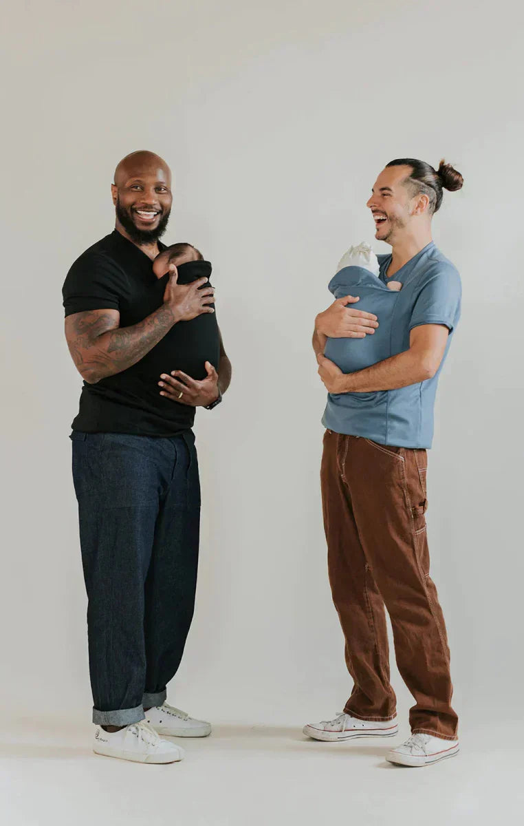 Unisex draagshirt voor ouders met elastische voorpanden 2