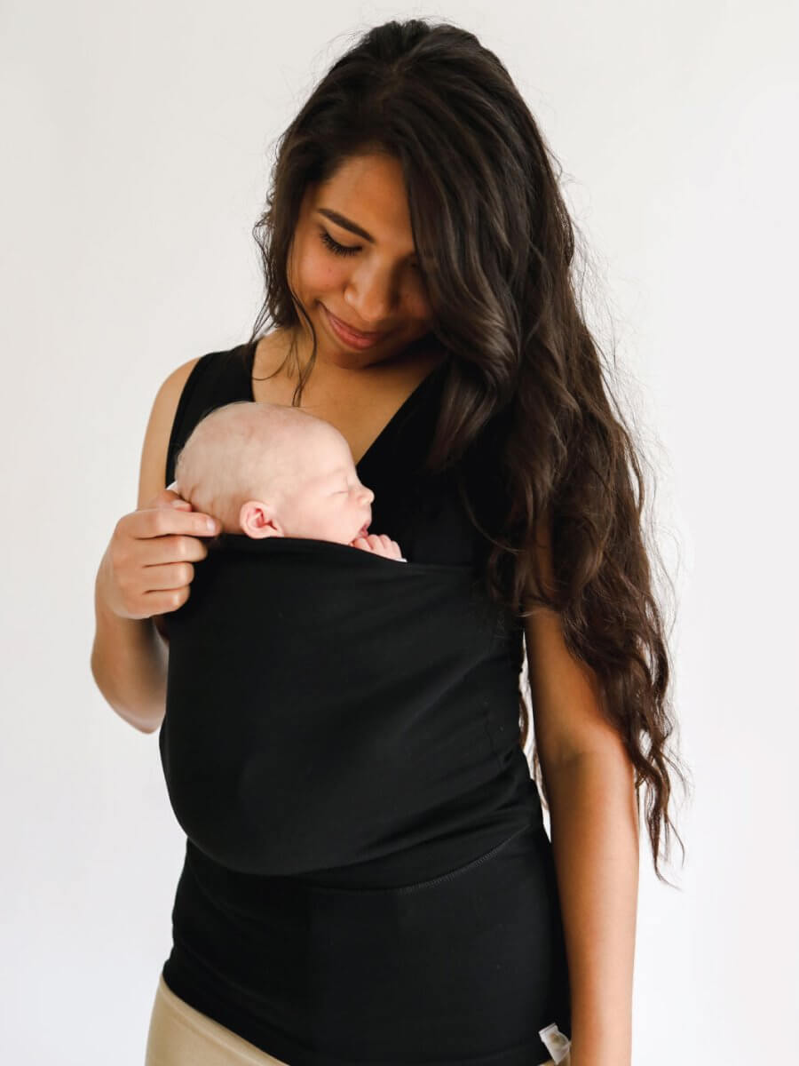 Unisex draagshirt voor ouders met elastische voorpanden