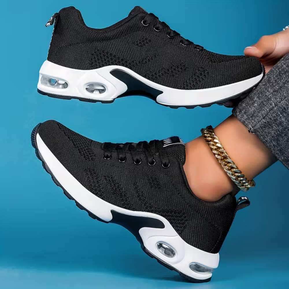 Dames sneakers met luchtkussenzool en ademend bovenwerk - afbeelding 2