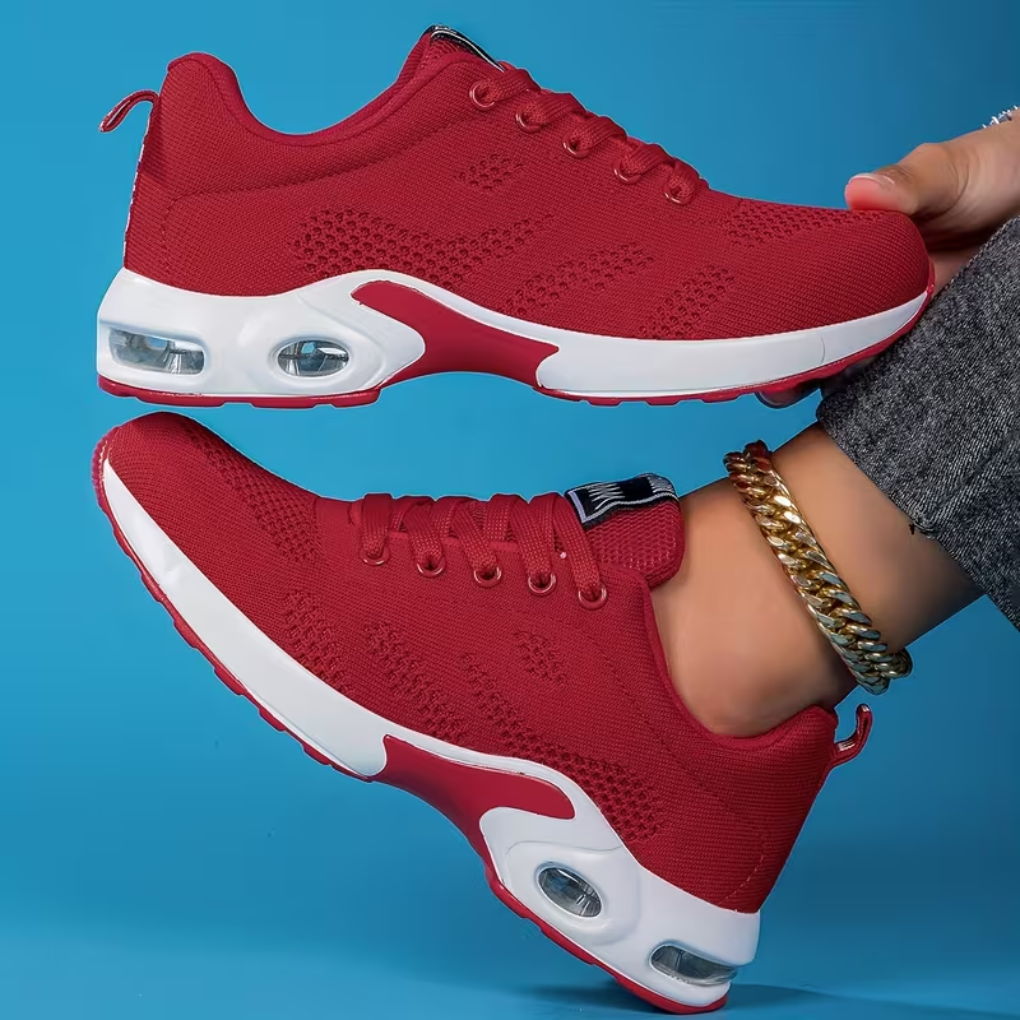 Dames sneakers met luchtkussenzool en ademend bovenwerk - afbeelding 3