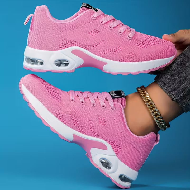 Dames sneakers met luchtkussenzool en ademend bovenwerk - afbeelding 4